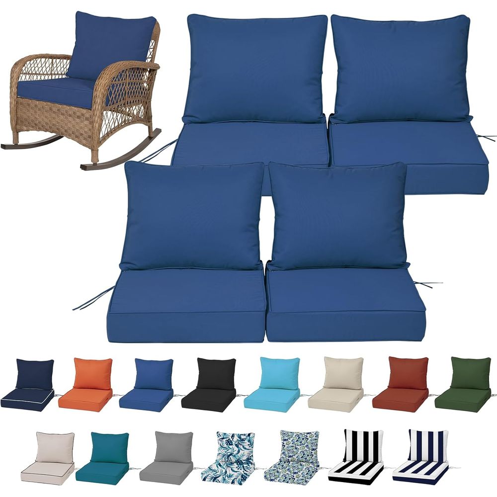 Outdoor Furniture Set - 24x24 Outdoor Deep Seat Cushions Set