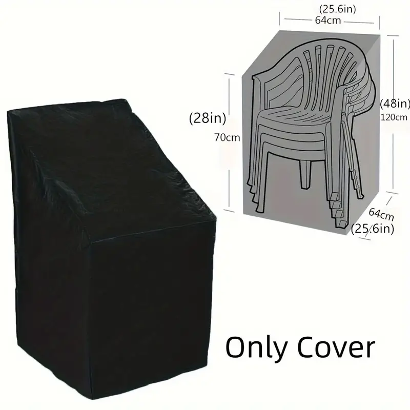 Outdoor Furniture Manufacturer - Heavy Duty Stackable Chair Cover, Waterproof