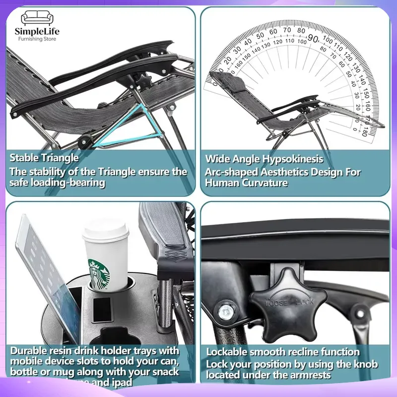 Infinite Zero Gravity Chair Ad - Deck Chair Lounger 评论和价格