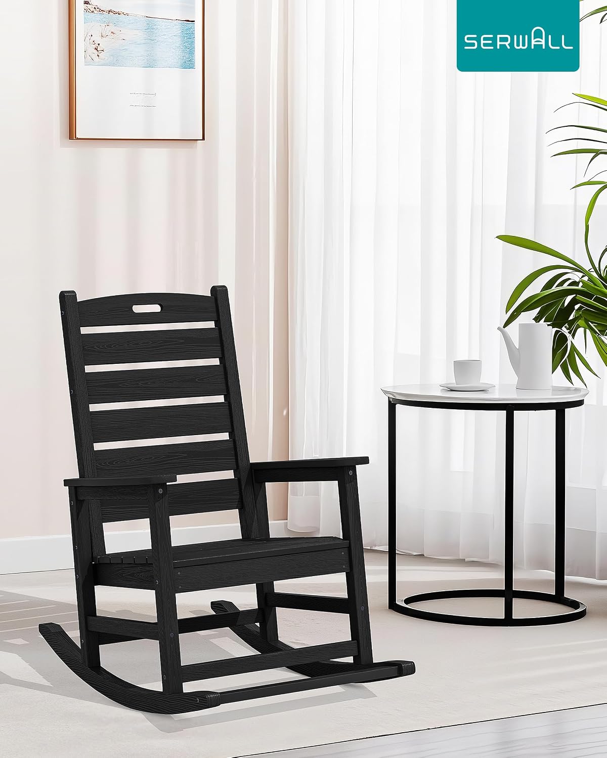 Oversized Outdoor Rocking Chai - Deck Chair Lounger 评论和价格