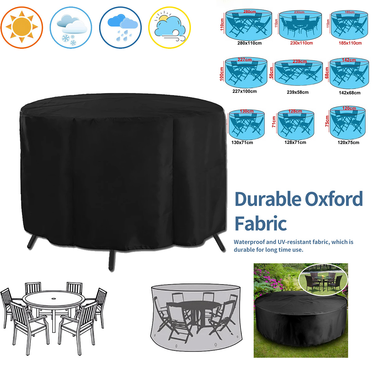 Round Cover Round Outdoor Gard - Outdoor Furniture Manufacturer 评论和价格