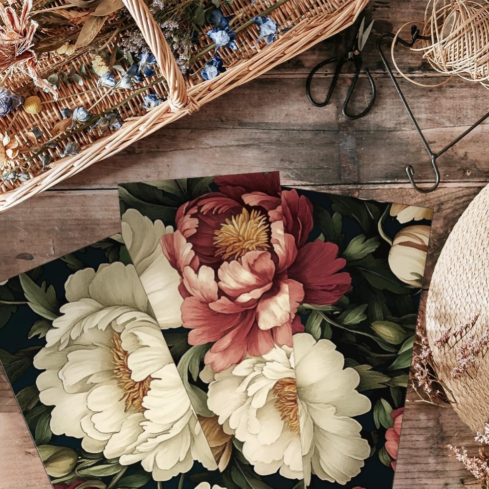 3pcs/Set September Peony Rub o - Outdoor Furniture Manufacturer 评论和价格
