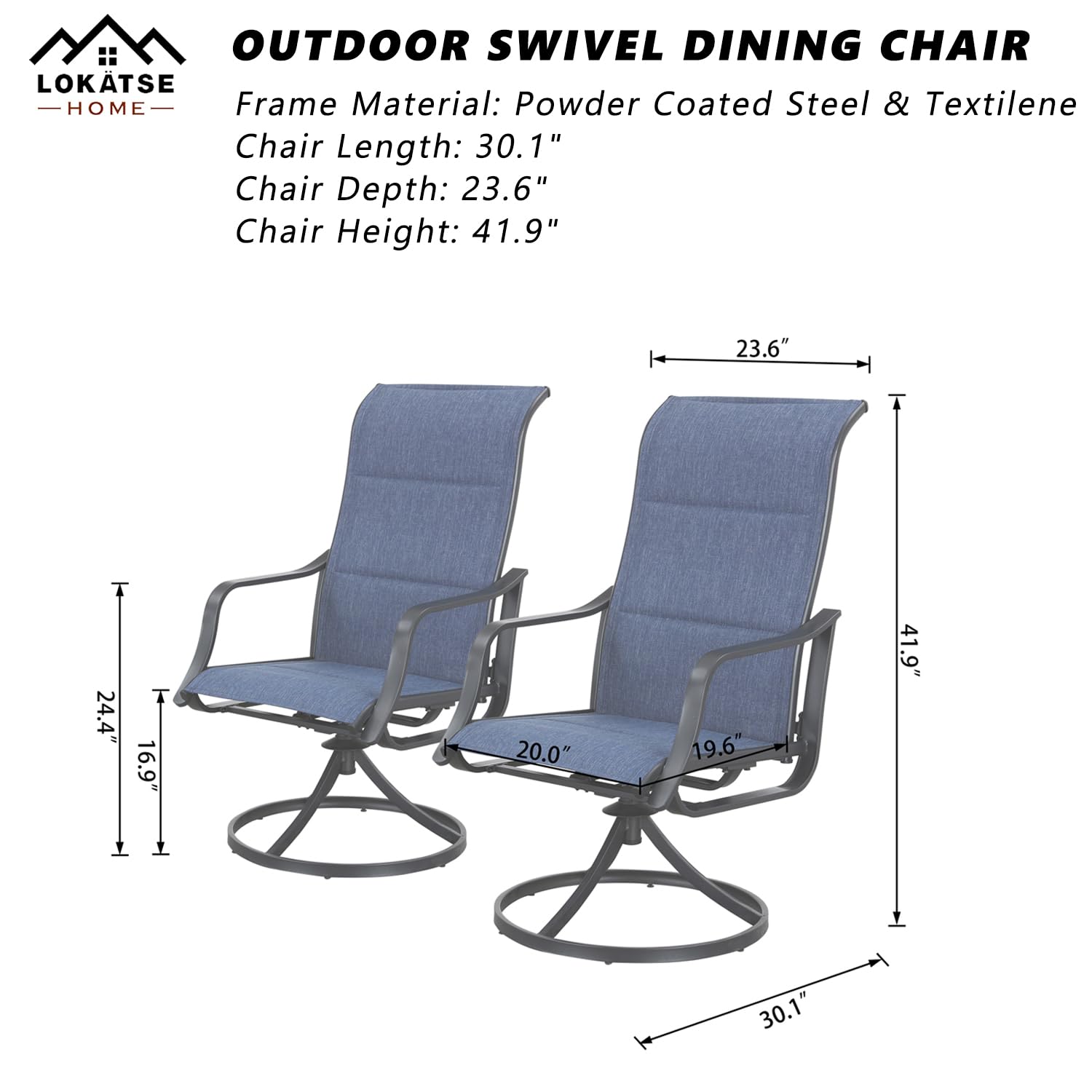 Outdoor Swivel Patio Dining Ch - Deck Chair Lounger 评论和价格