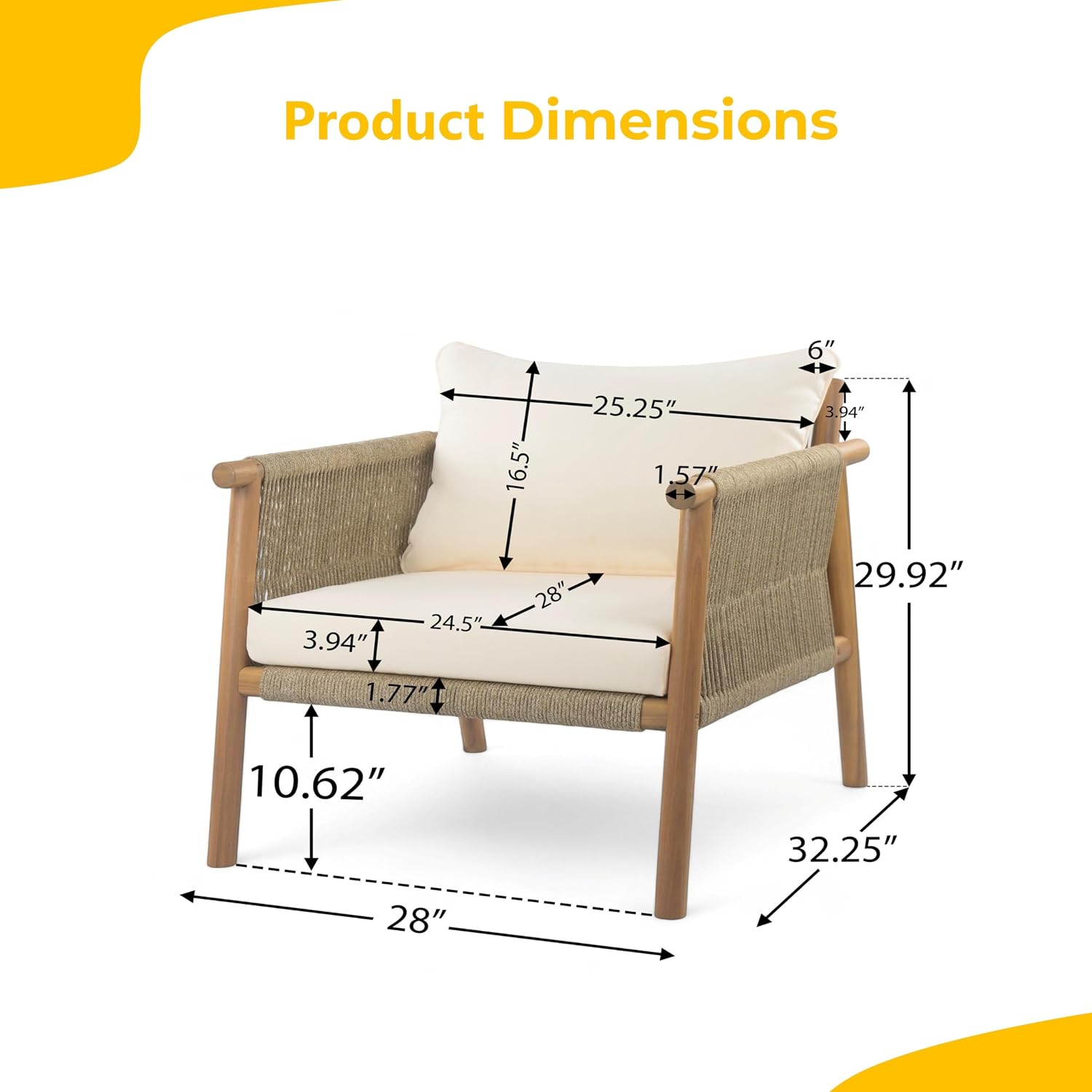 Outdoor Solid Wood Armchair Ro - Deck Chair Lounger 评论和价格